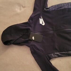 Boys brand new, black Nike zip up sweater
